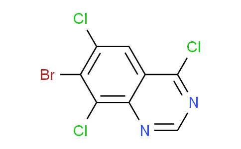 CAS No. 1698027-57-4, 7-bromo-4,6,8-trichloroquinazoline