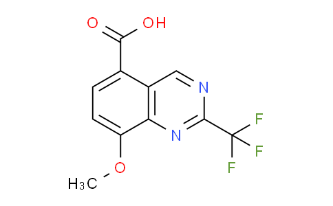 CAS No. 1421600-88-5, 8-methoxy-2-(trifluoromethyl)quinazoline-5-carboxylic acid