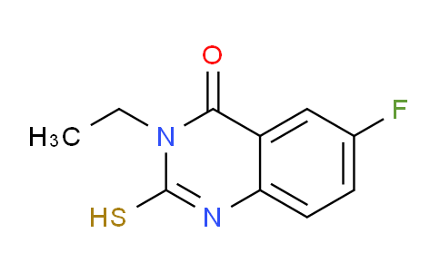 CAS No. 926263-12-9, 3-ethyl-6-fluoro-2-sulfanyl-3,4-dihydroquinazolin-4-one