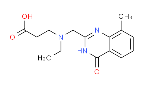 CAS No. 1179747-61-5, 3-{ethyl[(8-methyl-4-oxo-3,4-dihydroquinazolin-2-yl)methyl]amino}propanoic acid