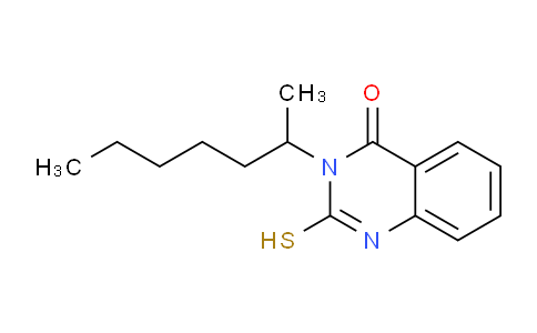CAS No. 730976-65-5, 3-(heptan-2-yl)-2-sulfanyl-3,4-dihydroquinazolin-4-one