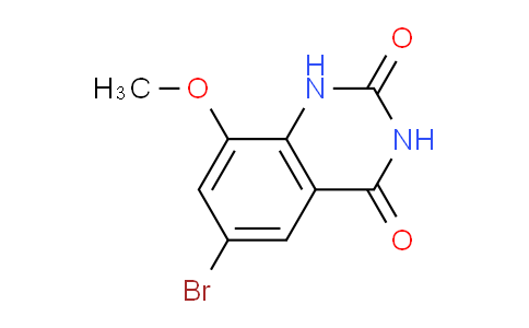 CAS No. 864293-45-8, 6-Bromo-8-methoxyquinazoline-2,4(1H,3H)-dione