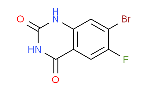 CAS No. 1374208-43-1, 7-Bromo-6-fluoroquinazoline-2,4(1H,3H)-dione