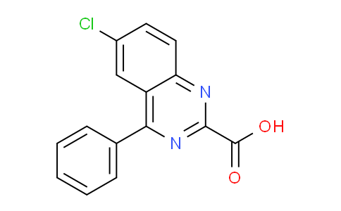 CAS No. 5958-08-7, 6-chloro-4-phenylquinazoline-2-carboxylic acid
