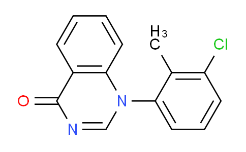 CAS No. 64844-00-4, 1-(3-chloro-2-methylphenyl)quinazolin-4(1H)-one
