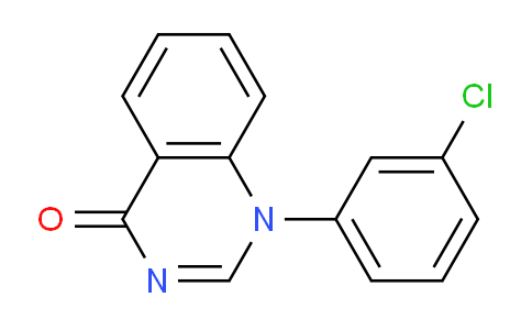 CAS No. 64843-41-0, 1-(3-chlorophenyl)quinazolin-4(1H)-one