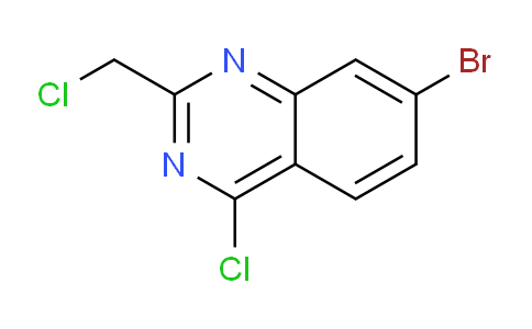 CAS No. 573681-19-3, 7-bromo-4-chloro-2-(chloromethyl)quinazoline
