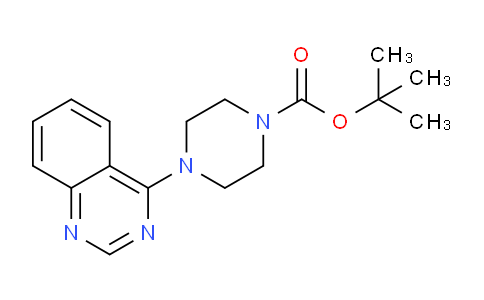 CAS No. 827598-29-8, tert-butyl 4-(quinazolin-4-yl)piperazine-1-carboxylate