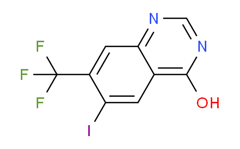 CAS No. 1160994-05-7, 6-iodo-7-(trifluoromethyl)quinazolin-4-ol