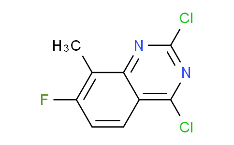 CAS No. 1039736-73-6, 2,4-dichloro-7-fluoro-8-methylquinazoline