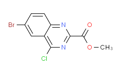 CAS No. 1188085-66-6, methyl 6-bromo-4-chloroquinazoline-2-carboxylate