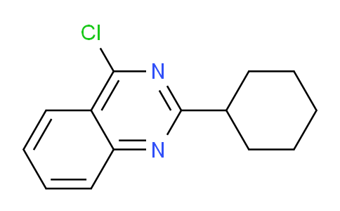 CAS No. 284486-58-4, 4-chloro-2-cyclohexylquinazoline