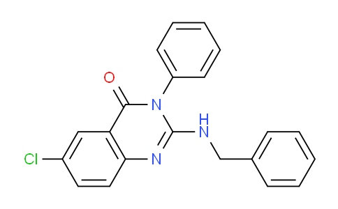 CAS No. 31730-54-8, 2-(benzylamino)-6-chloro-3-phenylquinazolin-4(3H)-one