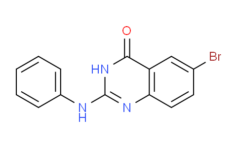 CAS No. 284686-84-6, 6-bromo-2-(phenylamino)quinazolin-4(3H)-one
