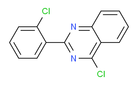 CAS No. 59455-92-4, 4-chloro-2-(2-chlorophenyl)quinazoline