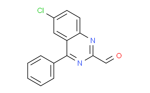 CAS No. 5958-05-4, 6-chloro-4-phenylquinazoline-2-carbaldehyde