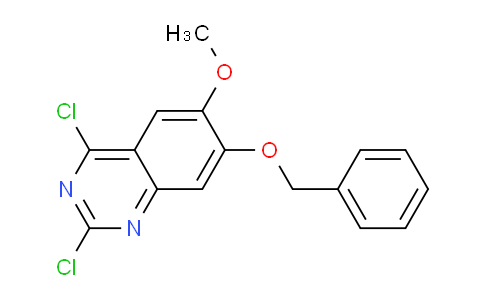 CAS No. 60771-18-8, 7-(benzyloxy)-2,4-dichloro-6-methoxyquinazoline