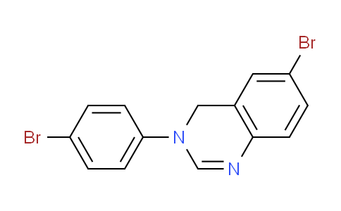 CAS No. 65331-45-5, 6-bromo-3-(4-bromophenyl)-3,4-dihydroquinazoline