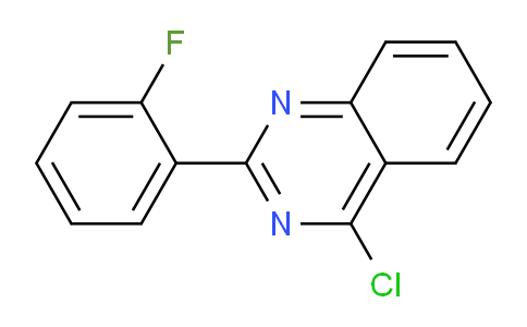 CAS No. 610276-37-4, 4-Chloro-2-(2-fluoro-phenyl)-quinazoline