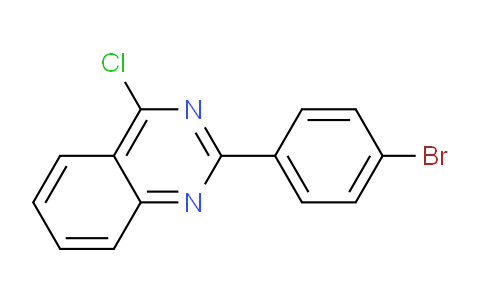 CAS No. 83800-98-0, 2-(4-Bromo-phenyl)-4-chloro-quinazoline