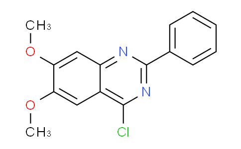 CAS No. 221697-86-5, 4-Chloro-6,7-dimethoxy-2-phenyl-quinazoline