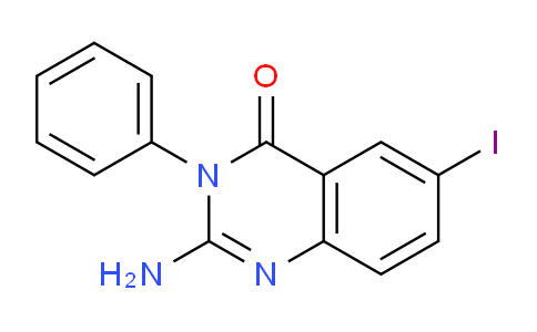 CAS No. 223704-97-0, 2-amino-6-iodo-3-phenylquinazolin-4(3H)-one