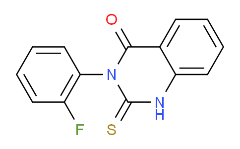 CAS No. 23892-21-9, 3-(2-Fluorophenyl)-2-thioxo-2,3-dihydro-4(1H)-quinazolinone
