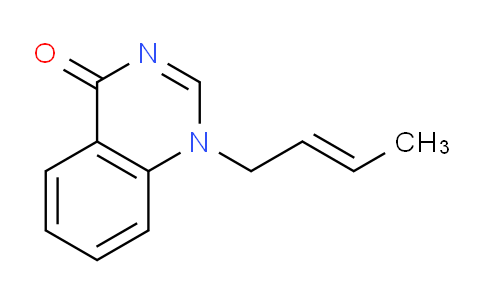 CAS No. 28812-47-7, (E)-1-(but-2-en-1-yl)quinazolin-4(1H)-one