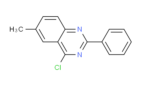 CAS No. 29083-98-5, 4-Chloro-6-methyl-2-phenyl-quinazoline