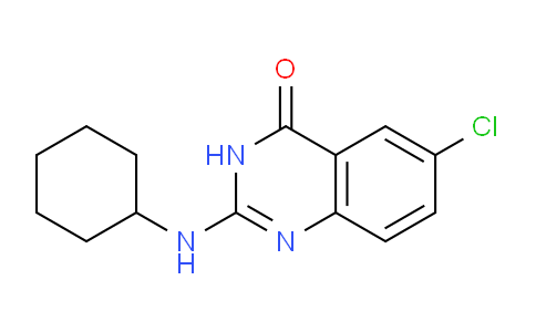 CAS No. 305833-88-9, 6-chloro-2-(cyclohexylamino)quinazolin-4(3H)-one
