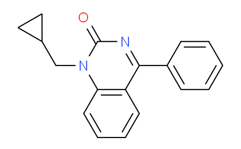 CAS No. 33453-22-4, 1-(cyclopropylmethyl)-4-phenylquinazolin-2(1H)-one