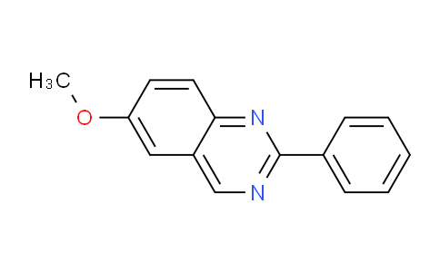 CAS No. 34637-66-6, 6-methoxy-2-phenylquinazoline