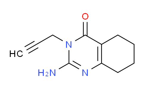 CAS No. 3441-94-9, 2-amino-3-(prop-2-yn-1-yl)-5,6,7,8-tetrahydroquinazolin-4(3H)-one