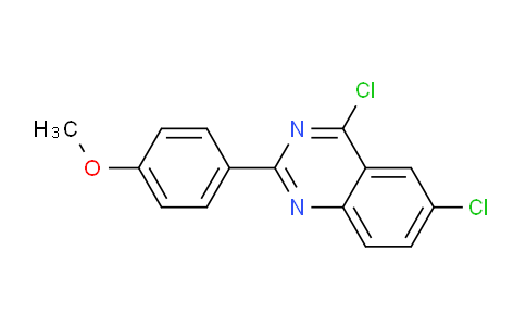 CAS No. 461036-87-3, 4,6-Dichloro-2-(4-methoxy-phenyl)-quinazoline