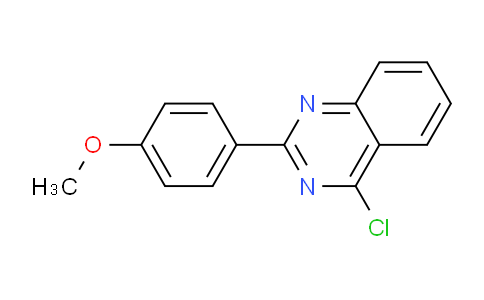 CAS No. 55391-00-9, 4-Chloro-2-(4-methoxy-phenyl)-quinazoline