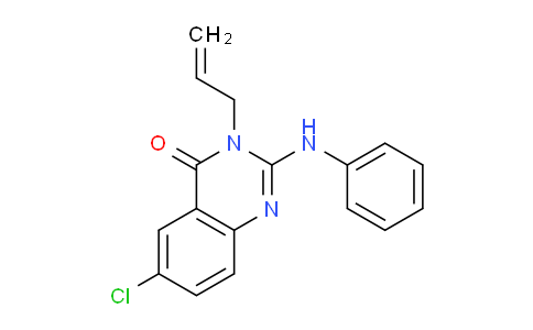 CAS No. 55613-30-4, 3-allyl-6-chloro-2-(phenylamino)quinazolin-4(3H)-one