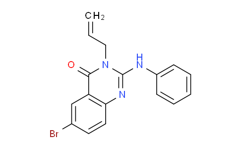 CAS No. 55613-32-6, 3-allyl-6-bromo-2-(phenylamino)quinazolin-4(3H)-one