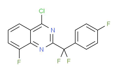 DY782625 | 1241915-47-8 | 4-chloro-2-(difluoro(4-fluorophenyl)methyl)-8-fluoroquinazoline