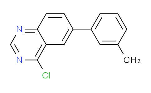 CAS No. 1327166-22-2, 4-chloro-6-(m-tolyl)quinazoline