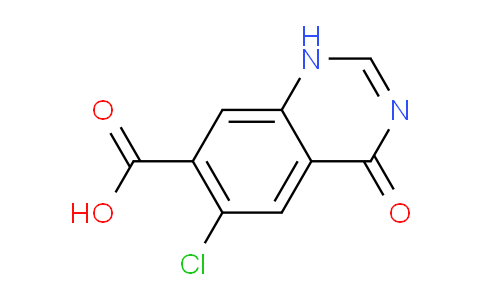 CAS No. 758710-85-9, 6-chloro-4-oxo-1,4-dihydroquinazoline-7-carboxylic acid