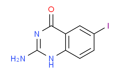 CAS No. 900475-01-6, 2-amino-6-iodoquinazolin-4(1H)-one