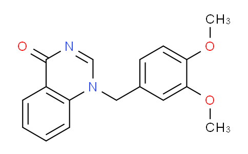 CAS No. 93331-78-3, 1-(3,4-dimethoxybenzyl)quinazolin-4(1H)-one