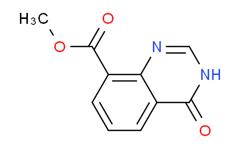 CAS No. 1000578-10-8, methyl 4-oxo-3,4-dihydroquinazoline-8-carboxylate