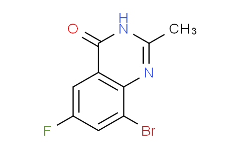 CAS No. 1352717-91-9, 8-bromo-6-fluoro-2-methylquinazolin-4(3H)-one