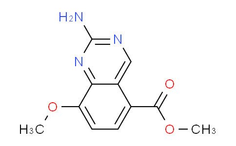 CAS No. 1352925-69-9, Methyl 2-amino-8-methoxyquinazoline-5-carboxylate
