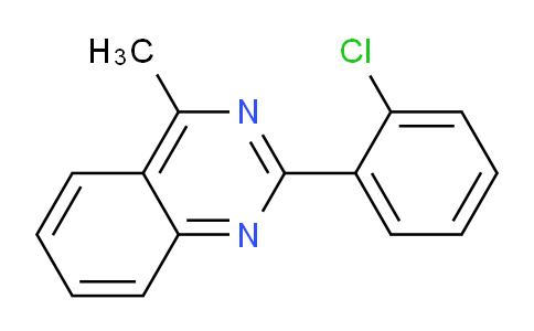 CAS No. 1401031-96-6, 2-(2-chlorophenyl)-4-methylquinazoline