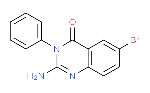 CAS No. 1383992-15-1, 2-amino-6-bromo-3-phenylquinazolin-4(3H)-one