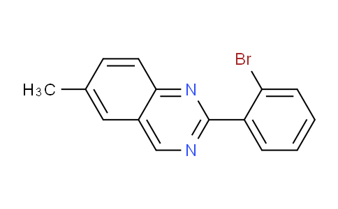 CAS No. 149323-84-2, 2-(2-bromophenyl)-6-methylquinazoline