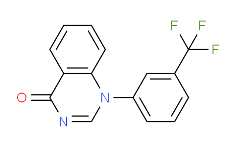 CAS No. 1683-36-9, 1-(3-(trifluoromethyl)phenyl)quinazolin-4(1H)-one