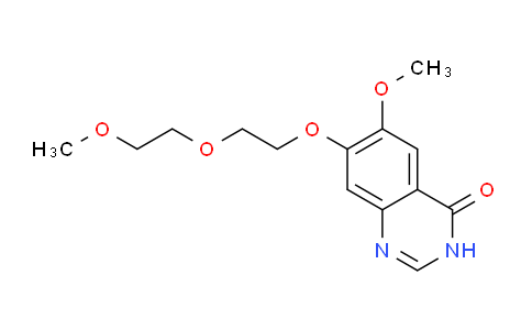CAS No. 199328-78-4, 6-methoxy-7-(2-(2-methoxyethoxy)ethoxy)quinazolin-4(3H)-one